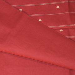 kanchi Cotton Maroon saree with thead boarder