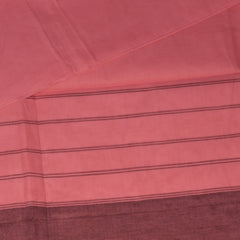 Kanchi cotton Baby Pink saree with thread boarder