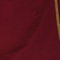 Mysore Crepe Silk Crimson Red Saree