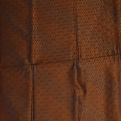 Benarasi tissue silk brick brown saree with jari work