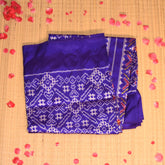 pochampally pure silk voilet saree