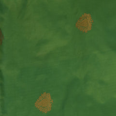 Benarasi pure silk pista green saree with jari work boarder