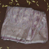 4430 Art silk benarasi dusky pink saree with full jari