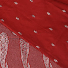 4431 Art silk benarasi chilli red saree with jari