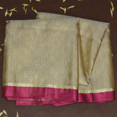 4451 Art silk benarasi cream saree with jari work