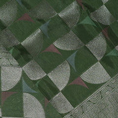 4480 benaras silk leaf green saree with jari work