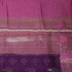 4482 benaras silk grape wine saree with pink jari boarder
