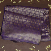 4492 benaras silk purple saree with full jari work