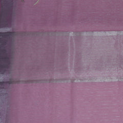 4495 Super net benaras baby pink saree with silver boarder