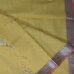 4496 benaras super net lemon yellow saree with jari boarder