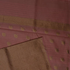 Pink Benares Chanderi Saree with Full Zari Work