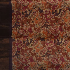 Tussar Silk Dusty Rose Saree with Blouse