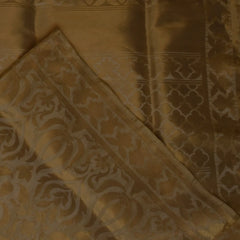 Banarasi Cream Saree with Blouse