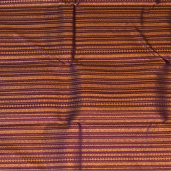 Kanchipuram Silk Wine Red & Light Brown Saree with Blouse