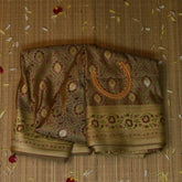 Banarasi Ar Silk Beige Saree Jari Thread Work Boarder with Blouse