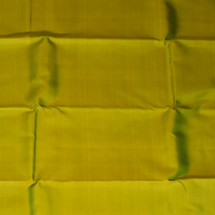 Kanchipuram Silk Mustard Green Saree with Blouse
