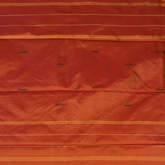 Kanchivaram silk Toffee Brown Saree with Blouse