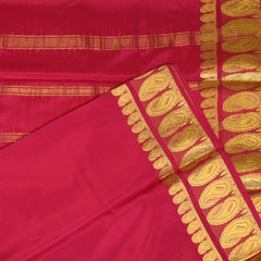 Mysore Crepe Silk Ruby Rose Saree
