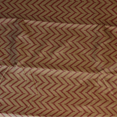 Pochampally Ikkat Ivory Saree with Dark Pink Design and Blouse