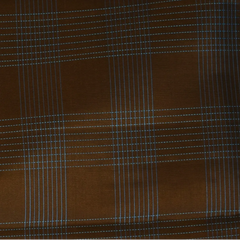 Kanchipuram Silk Charcoal Gray & Steel Blue Saree with Blouse