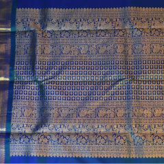 Kanchipuram Silk Purple Plum Saree with Blouse