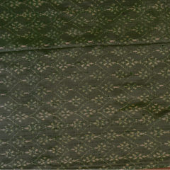 Pochampally Ikkat Jade Green Saree with Green Zari Border and Blouse