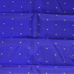 Kanchipuram Silk Indigo Saree with Blouse