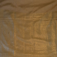 Benarasi pure silk half white saree with jari work