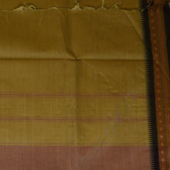 Kanchi Cotton Cream Saree Thread Work Boarder with Blouse