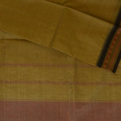Kanchi Cotton Cream Saree Thread Work Boarder with Blouse