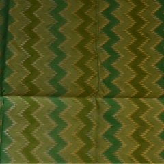 Banarasi Rangkat Cotton Fern Green Saree with Blouse