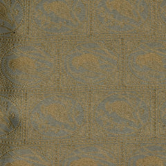 Honeydew Benares Chanderi Silk Saree with Full Zari