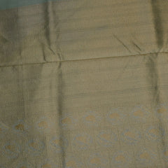 Honeydew Benares Chanderi Silk Saree with Full Zari