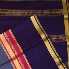 Mysore Crepe Silk Deep Violet Saree