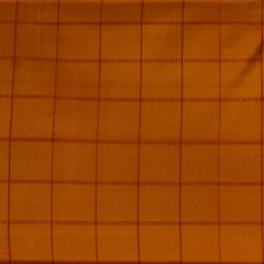 Kanchipuram Silk Golden Yellow Saree with Blouse