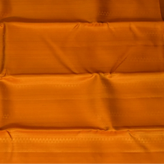 Kanchipuram Silk Amber Brown Saree with Blouse