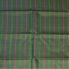 Kanchipuram Silk Hunter Green Saree with Blouse