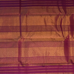 Kanchipuram Silk Hunter Green Saree with Blouse