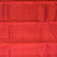 Kanchipuram Silk Raspberry Red Saree with Blouse