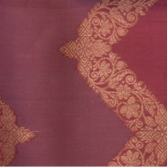 Kanchipuram Silk Mulberry Saree with Blouse