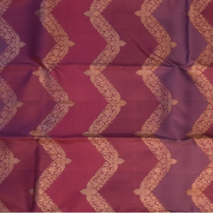 Kanchipuram Silk Mulberry Saree with Blouse