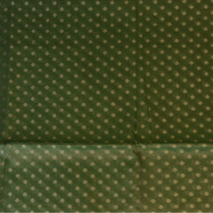 Banarasi Rangkat Cotton Forest Green Saree with Blouse