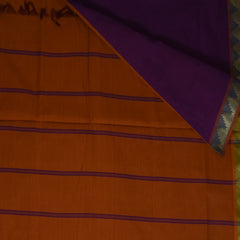 Semi cotton grape wine saree with jari boarder