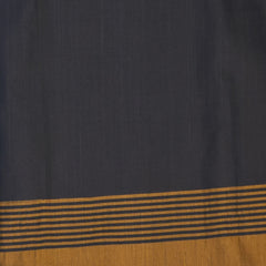 Semi Cotton Coffee brown saree with brown boarder