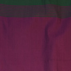Semi Cotton Grape wine saree with jari boarder