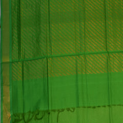 Kanchi silk cotton Yellow saree with blouse