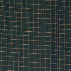 Silk Cotton bottle green saree with gold boarder