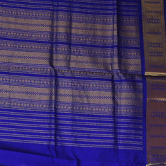 Kanchi Silk Cotton Lemon Green Saree With Zari Border