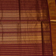 Kanchi Silk Cotton Aqua Green Saree With Zari Border