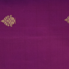 Kanchipuram Silk Violet Purple Saree with Blouse